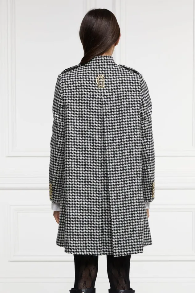 Women Highbury Cape Coat Houndstooth Holland Cooper Tailoring