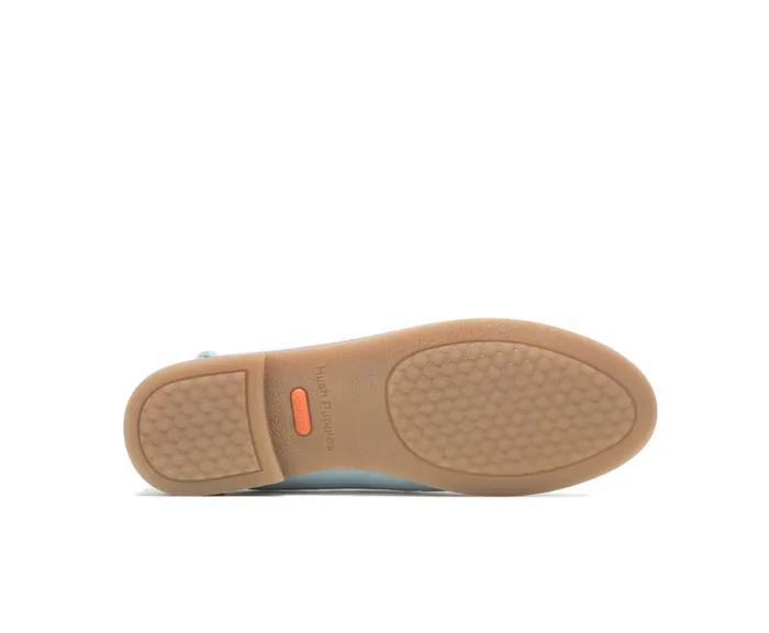 Women Hush Puppies Wren Loafer Blue Dusk Suede Loafers