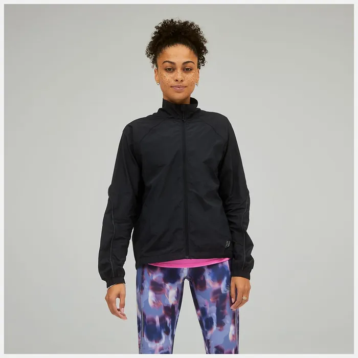Women Impact Run Packable Jacket Black New Balance Jackets and Vests