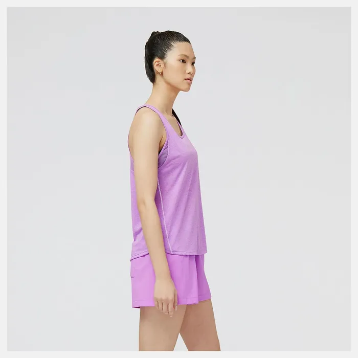 Women Impact Run Tank Cosmic Rose Heather New Balance Shirts Women Impact Run Tank Cosmic Rose Heather New Balance Shirts