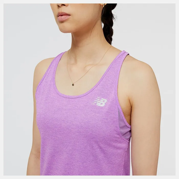 Women Impact Run Tank Cosmic Rose Heather New Balance Shirts Women Impact Run Tank Cosmic Rose Heather New Balance Shirts