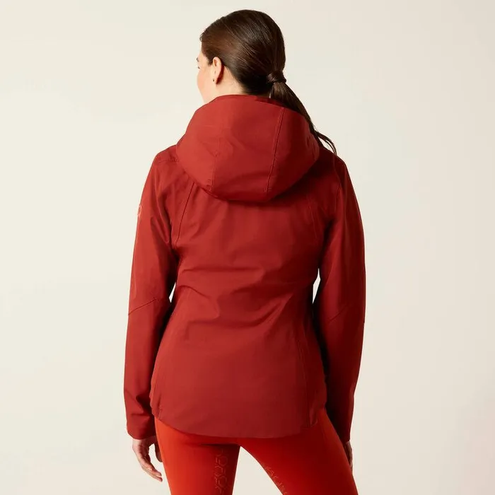 Women Jackets and Vests Ariat Coastal Waterproof Jacket Fired Brick Women Jackets and Vests Ariat Coastal Waterproof Jacket Fired Brick
