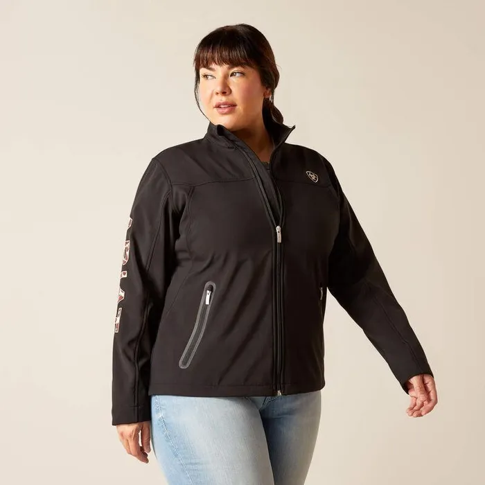 Women Jackets and Vests Ariat New Team Softshell Jacket Blackandpony Women Jackets and Vests Ariat New Team Softshell Jacket Blackandpony