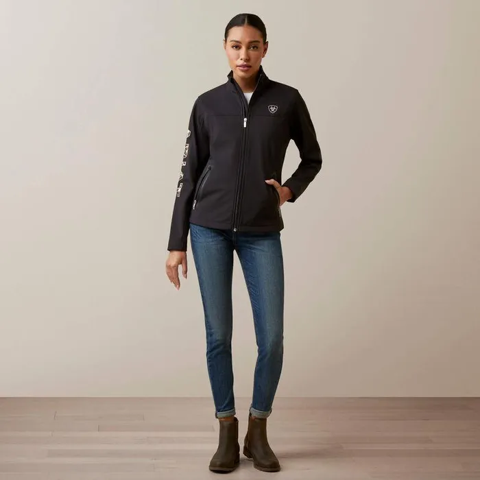 Women Jackets and Vests Ariat New Team Softshell Jacket Blackandpony Women Jackets and Vests Ariat New Team Softshell Jacket Blackandpony