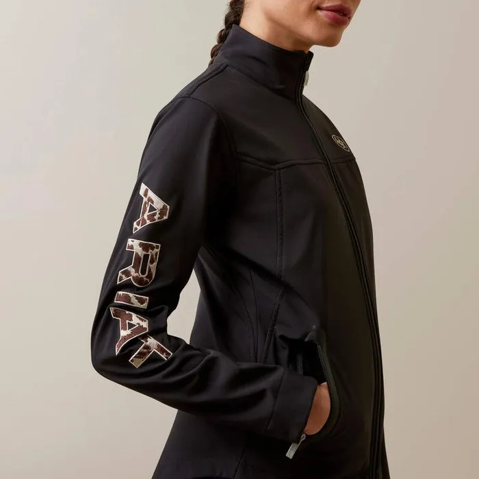 Women Jackets and Vests Ariat New Team Softshell Jacket Blackandpony Women Jackets and Vests Ariat New Team Softshell Jacket Blackandpony