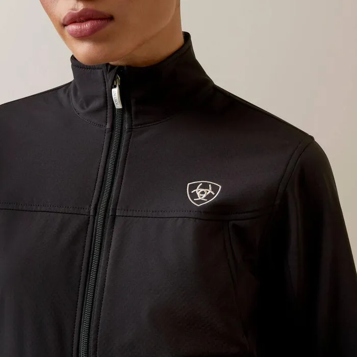 Women Jackets and Vests Ariat New Team Softshell Jacket Blackandpony Women Jackets and Vests Ariat New Team Softshell Jacket Blackandpony