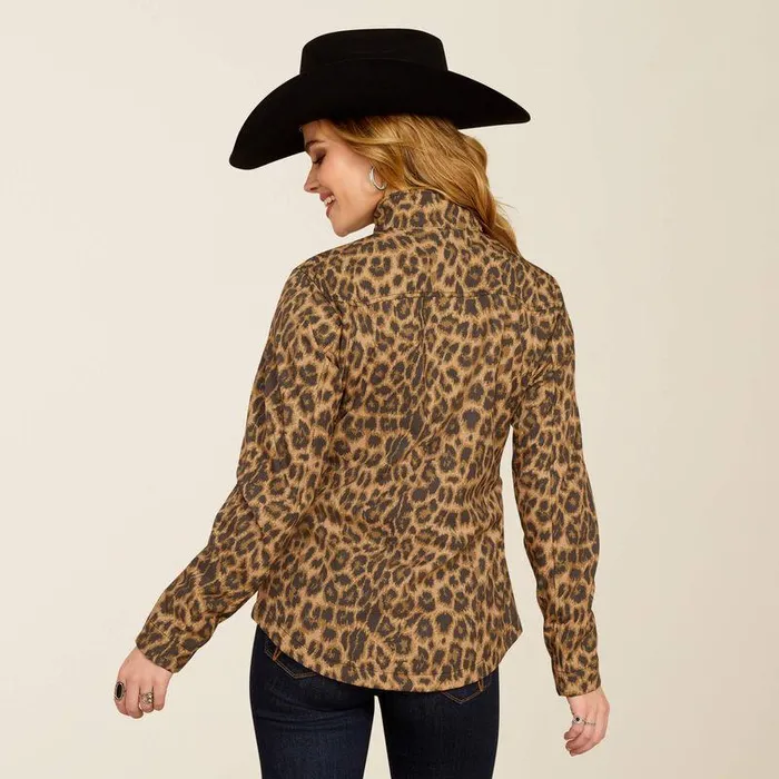 Women Jackets and Vests Ariat New Team Softshell Print Jacket Lila Leopard Women Jackets and Vests Ariat New Team Softshell Print Jacket Lila Leopard