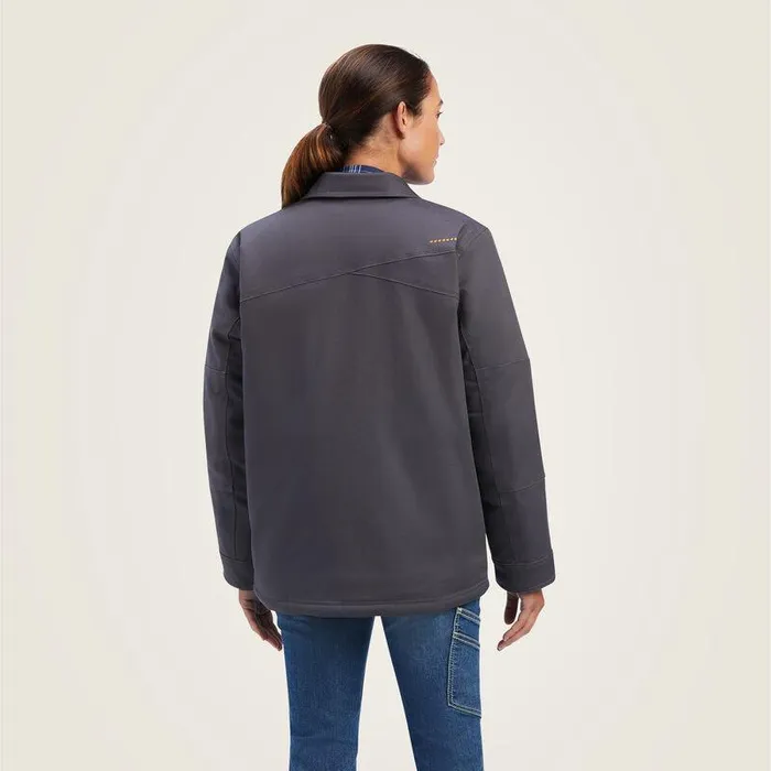 Women Jackets and Vests Ariat Rebar DuraCanvas SherpaLined Coat Rebar Grey Women Jackets and Vests Ariat Rebar DuraCanvas SherpaLined Coat Rebar Grey