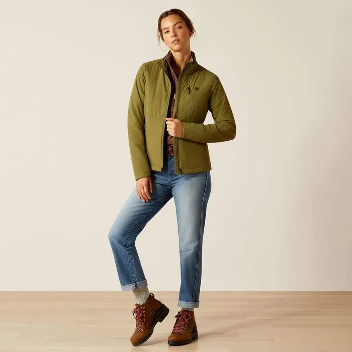 Women Jackets and Vests Ariat Rion StretchShell Insulated Jacket Winter Moss Women Jackets and Vests Ariat Rion StretchShell Insulated Jacket Winter Moss