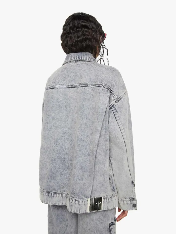 Women Jackets Mother Denim SNACKS The Big Bite Black