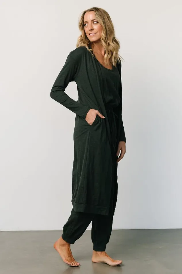 Women Janae Jumpsuit Cardigan Set Dark Green Baltic Born Jumpsuits and Rompers