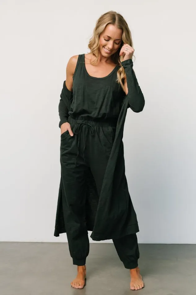Women Janae Jumpsuit Cardigan Set Dark Green Baltic Born Jumpsuits and Rompers