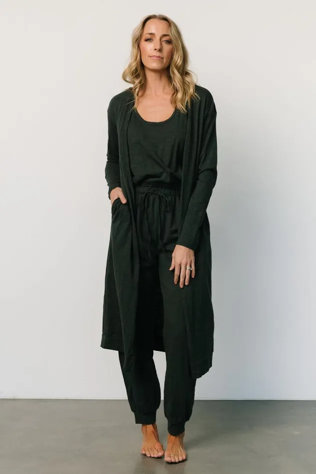 Women Janae Jumpsuit Cardigan Set Dark Green Baltic Born Jumpsuits and Rompers