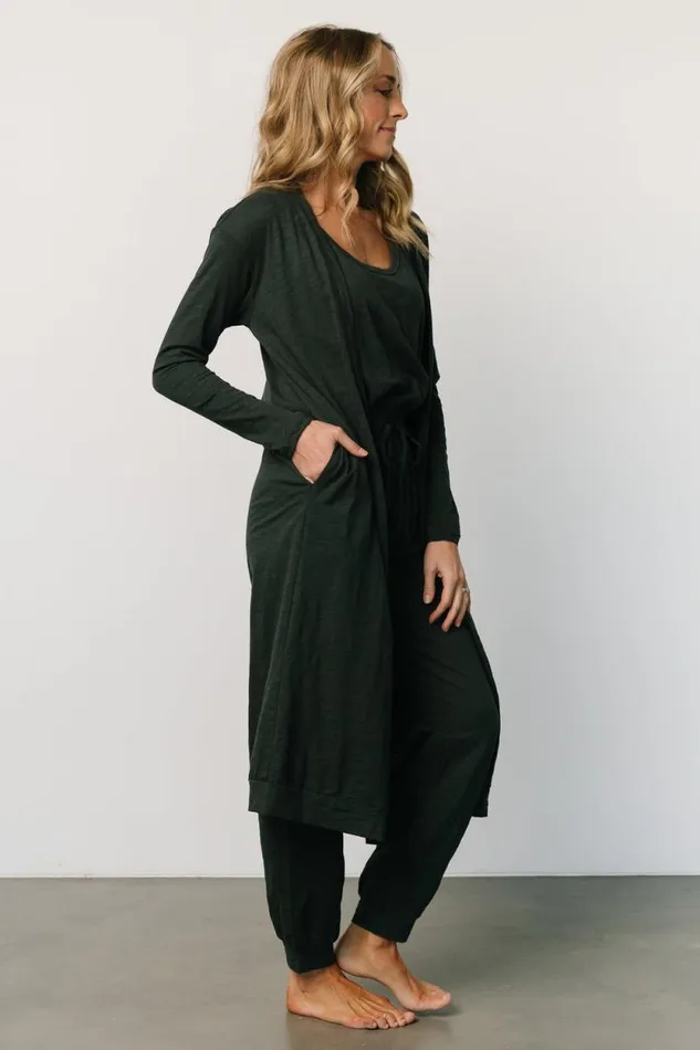 Women Janae Jumpsuit Cardigan Set Dark Green Baltic Born Jumpsuits and Rompers