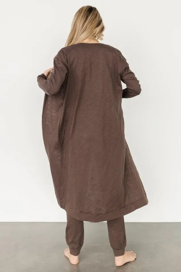 Women Janae Jumpsuit Cardigan Set Mocha Baltic Born Cardigans