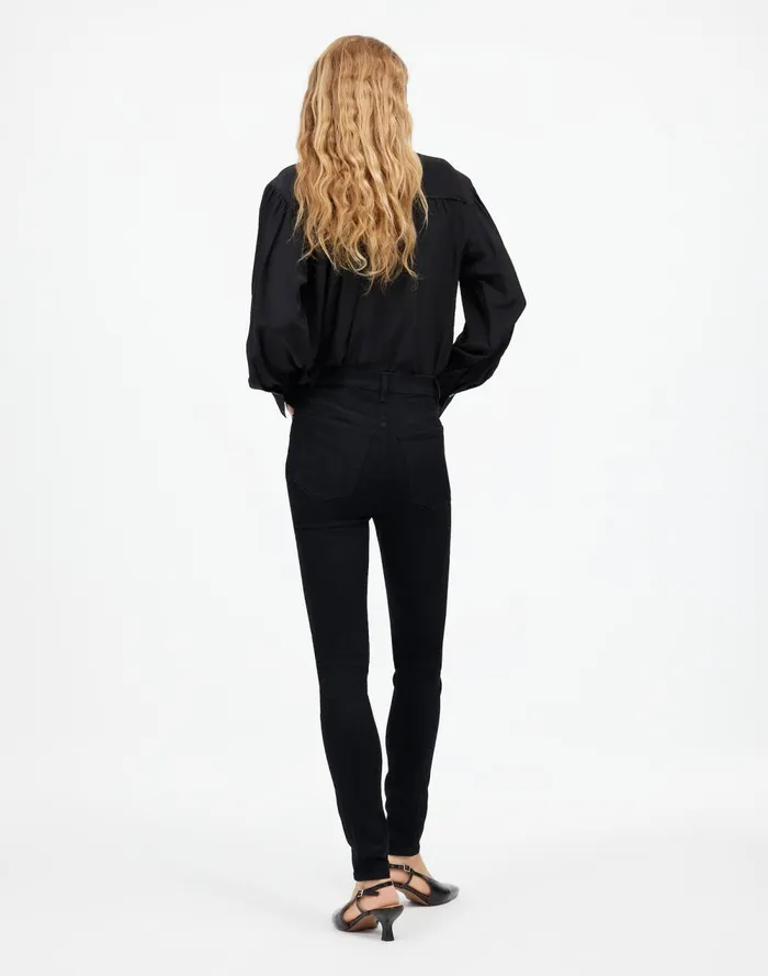 Women Jeans Madewell 10034 HighRise Skinny Jeans Black Frost