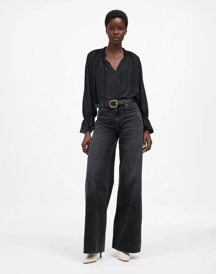 Women Jeans Madewell SuperwideLeg Jeans Kingswood Wash
