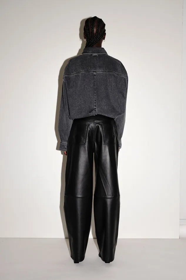 Women Jeans Wonhundred Kelly Leather 8211 Black