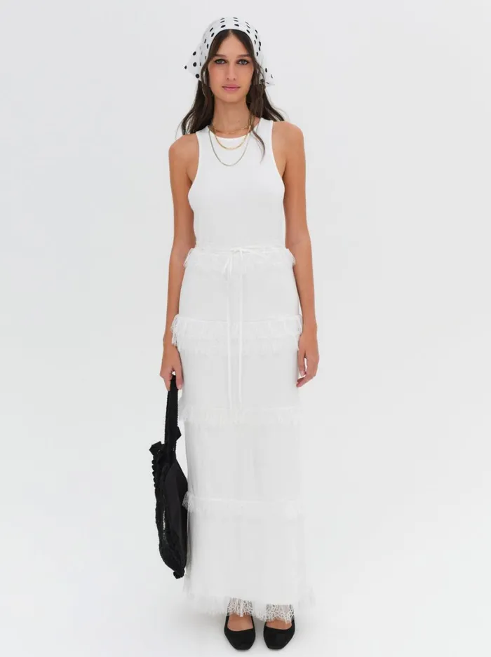 Women Joan Maxi Dress White For Love and Lemons Dresses