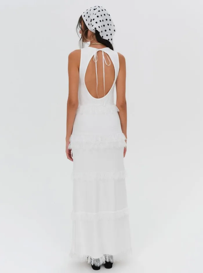 Women Joan Maxi Dress White For Love and Lemons Dresses Women Joan Maxi Dress White For Love and Lemons Dresses