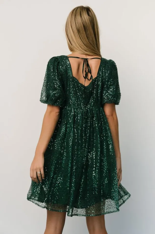 Women Joy Sequin Pearl Short Dress Green Baltic Born Short Dresses Women Joy Sequin Pearl Short Dress Green Baltic Born Short Dresses