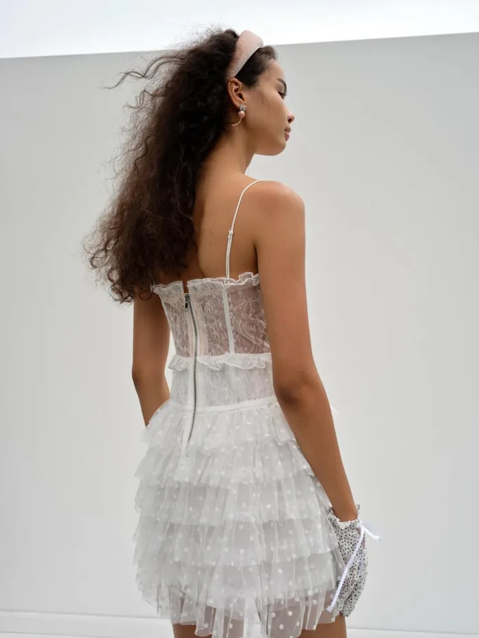 Women Jules Mini Dress White For Love and Lemons Dresses Women Jules Mini Dress White For Love and Lemons Dresses