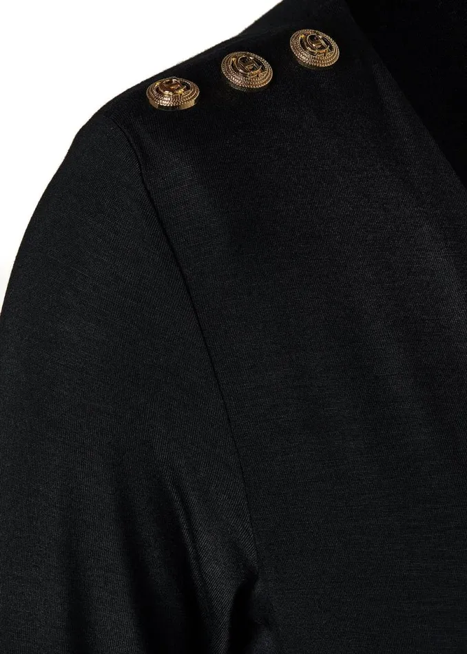 Women Juliette Midi Wrap Dress Black Holland Cooper Dresses Women Juliette Midi Wrap Dress Black Holland Cooper Dresses