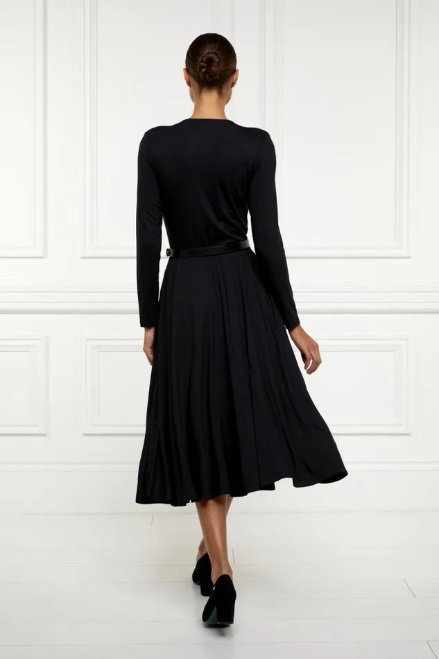 Women Juliette Midi Wrap Dress Black Holland Cooper Dresses Women Juliette Midi Wrap Dress Black Holland Cooper Dresses