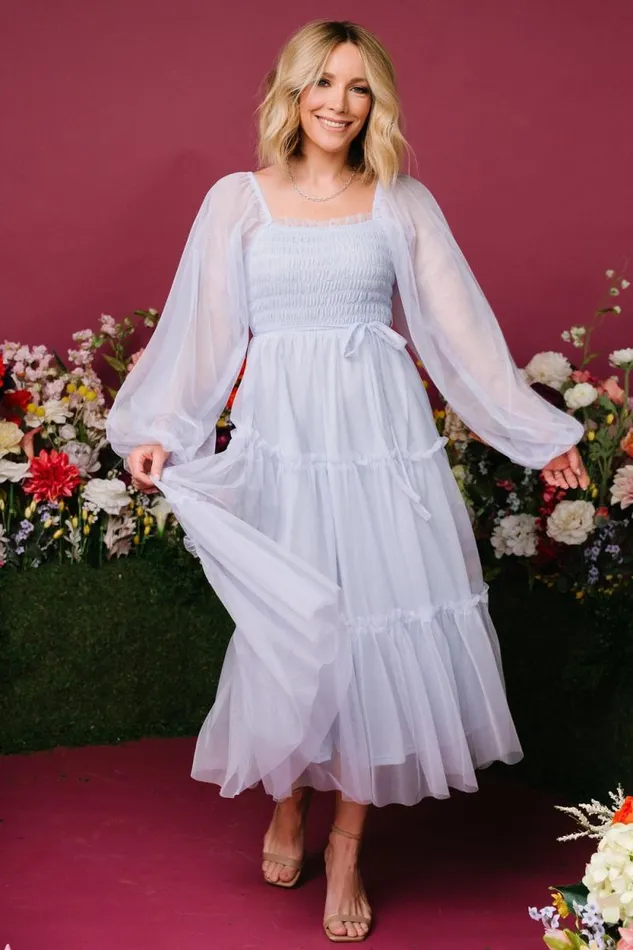 Women Katrina Tulle Maxi Dress Peri Blue Baltic Born The Guest Edit Women Katrina Tulle Maxi Dress Peri Blue Baltic Born The Guest Edit