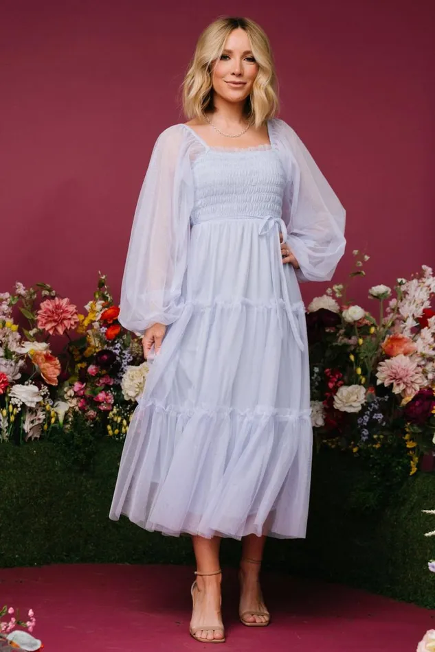 Women Katrina Tulle Maxi Dress Peri Blue Baltic Born The Guest Edit Women Katrina Tulle Maxi Dress Peri Blue Baltic Born The Guest Edit