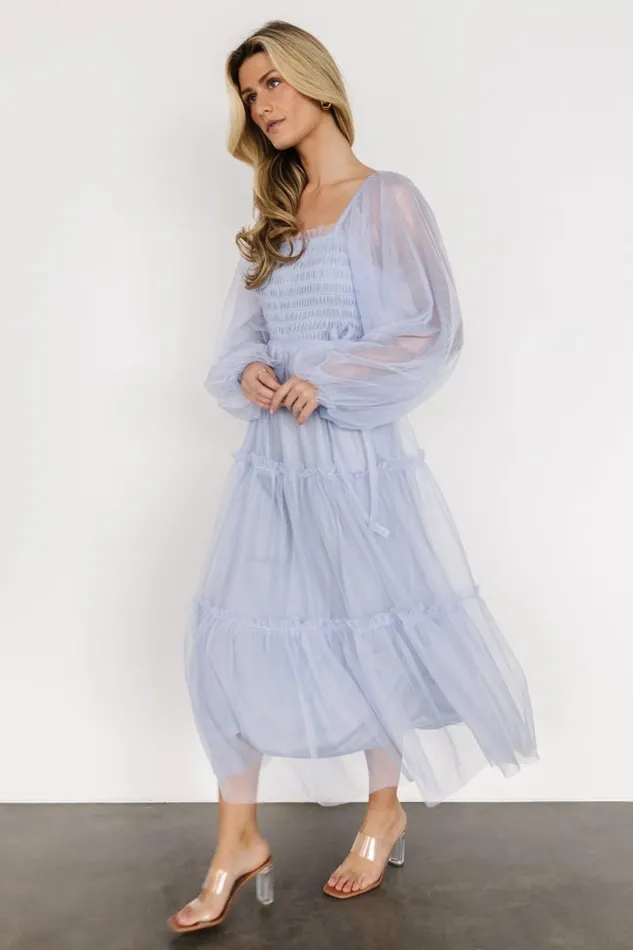 Women Katrina Tulle Maxi Dress Peri Blue Baltic Born The Guest Edit Women Katrina Tulle Maxi Dress Peri Blue Baltic Born The Guest Edit