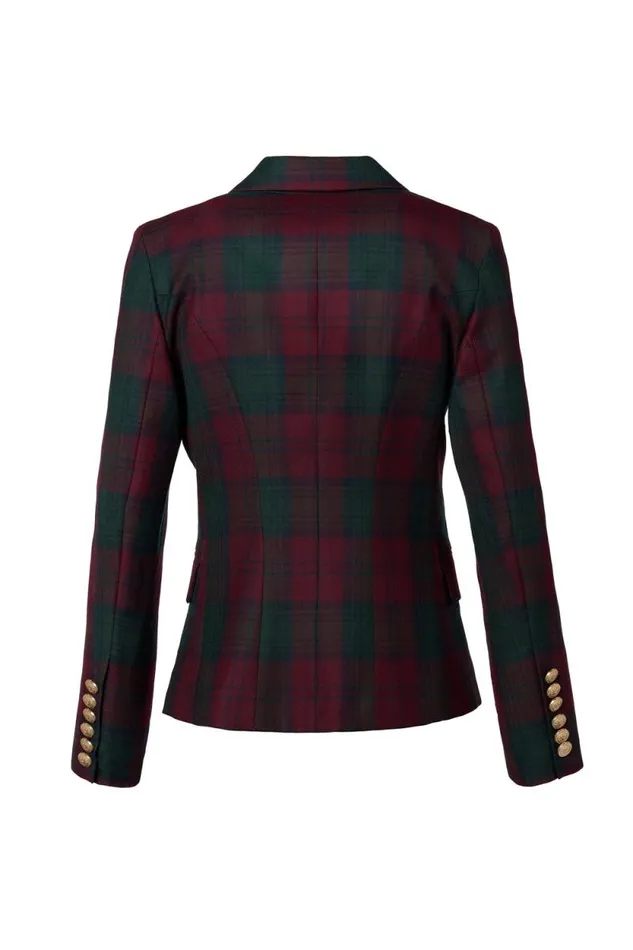 Women Knightsbridge Blazer Mulberry Tartan Holland Cooper Tailoring Women Knightsbridge Blazer Mulberry Tartan Holland Cooper Tailoring