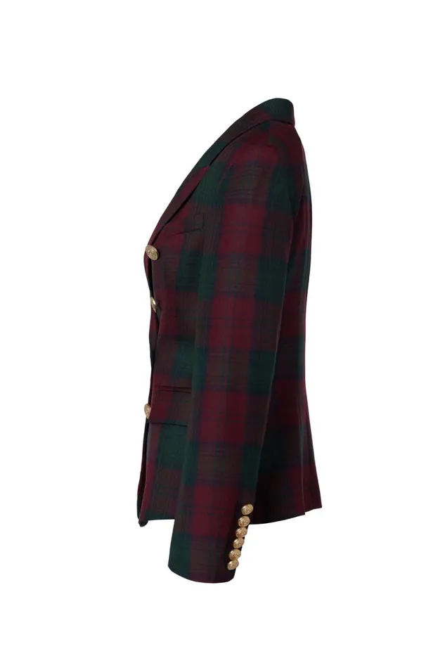 Women Knightsbridge Blazer Mulberry Tartan Holland Cooper Tailoring Women Knightsbridge Blazer Mulberry Tartan Holland Cooper Tailoring