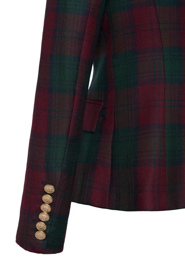 Women Knightsbridge Blazer Mulberry Tartan Holland Cooper Tailoring Women Knightsbridge Blazer Mulberry Tartan Holland Cooper Tailoring