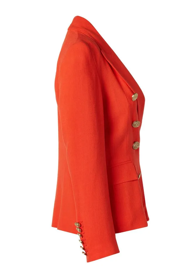 Women Knightsbridge Blazer Neroli Linen Holland Cooper Blazers