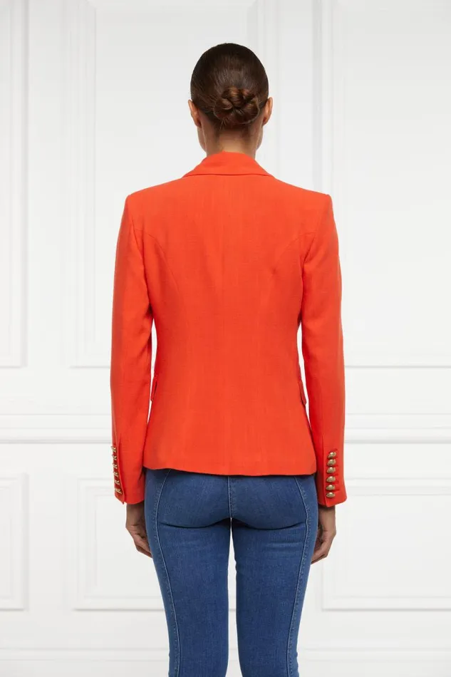 Women Knightsbridge Blazer Neroli Linen Holland Cooper Blazers