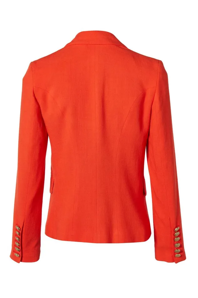 Women Knightsbridge Blazer Neroli Linen Holland Cooper Blazers