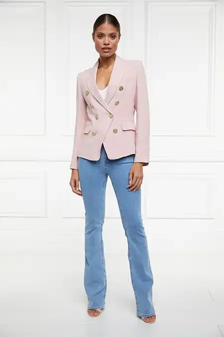 Women Knightsbridge Blazer Pink Linen Holland Cooper Blazers