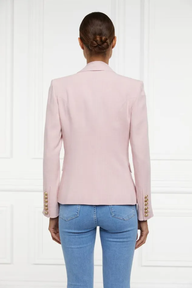 Women Knightsbridge Blazer Pink Linen Holland Cooper Blazers