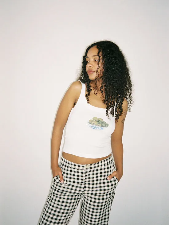 Women Lisa Says Gah Harley Tank Olive Bowl Tops