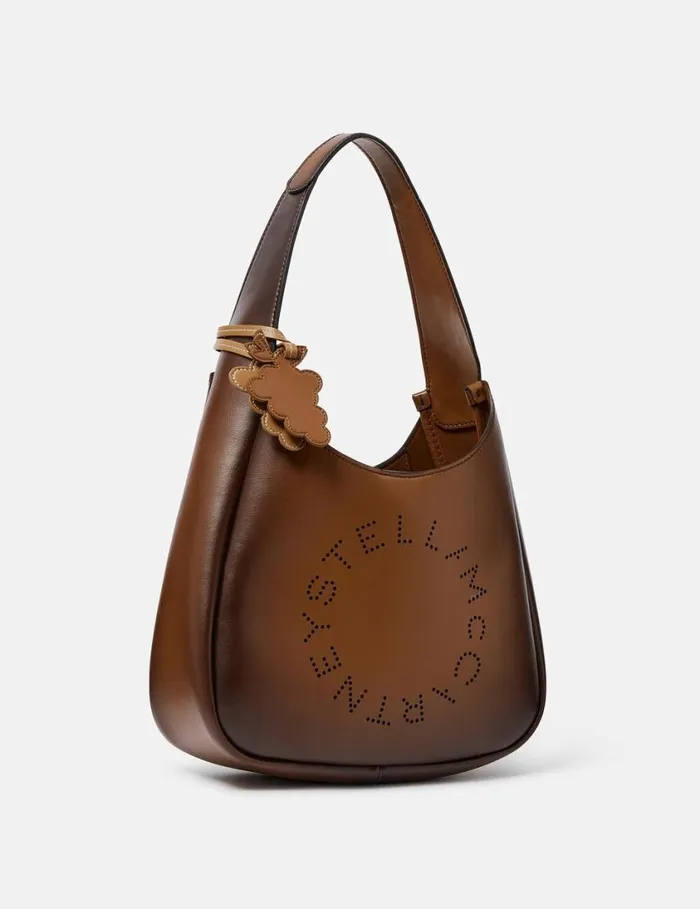 Women Logo Slouchy Hobo Tote Bag Aged Brown Stella McCartney Mini Bags And Clutches Women Logo Slouchy Hobo Tote Bag Aged Brown Stella McCartney Mini Bags And Clutches