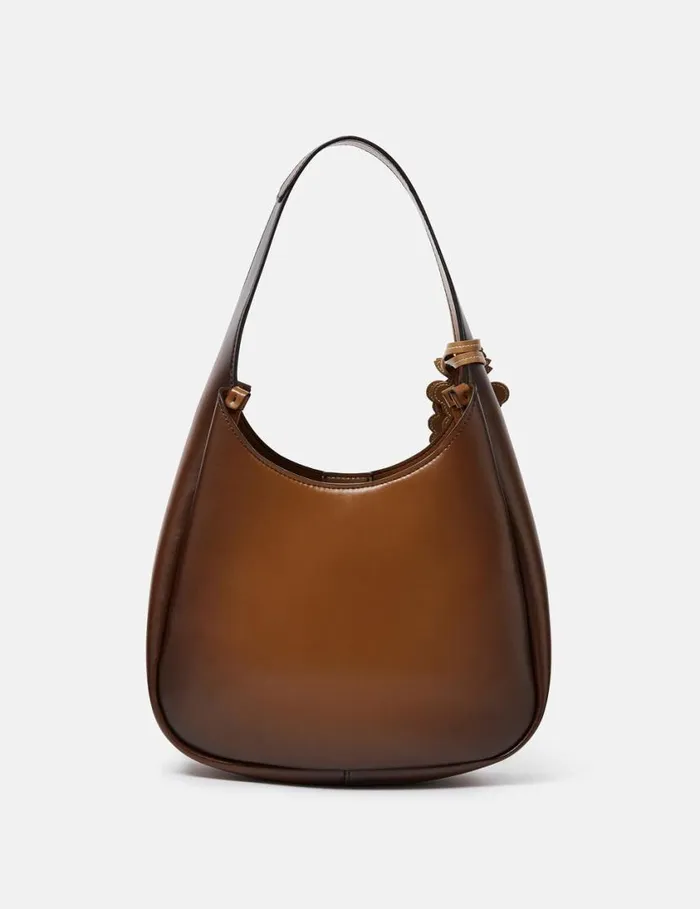 Women Logo Slouchy Hobo Tote Bag Aged Brown Stella McCartney Mini Bags And Clutches Women Logo Slouchy Hobo Tote Bag Aged Brown Stella McCartney Mini Bags And Clutches