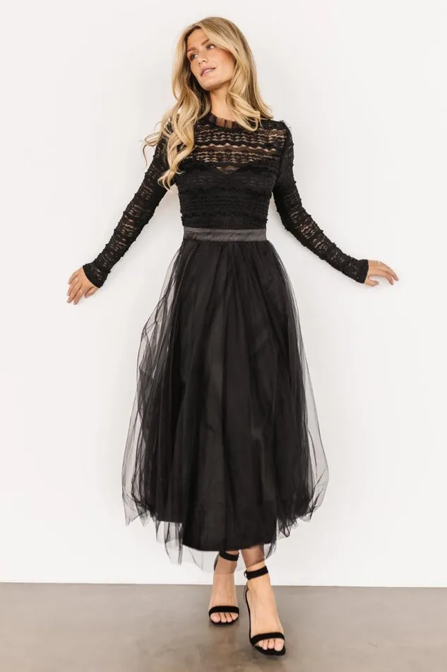 Women Lonnie Tulle Dress Black Baltic Born Tulle Styles Women Lonnie Tulle Dress Black Baltic Born Tulle Styles