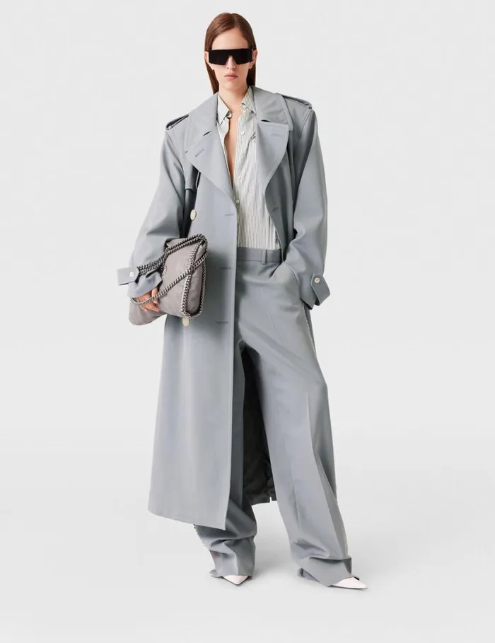 Women LowRise StraightLeg Pants Mist Stella McCartney Pants And Shorts Women LowRise StraightLeg Pants Mist Stella McCartney Pants And Shorts