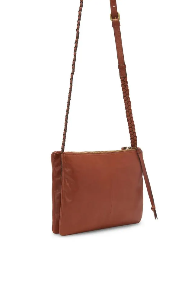 Women Lucky Brand Handbags Jema Crossbody Dark Brown