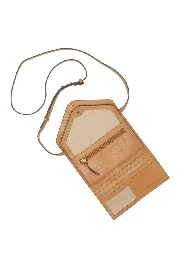 Women Lucky Brand Handbags Love Crossbody Wallet 231 Tan