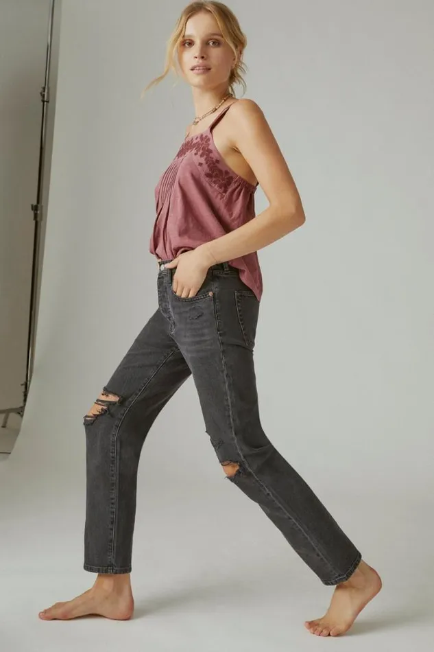 Women Lucky Brand Jeans High Rise 90s Loose Atlas Dest