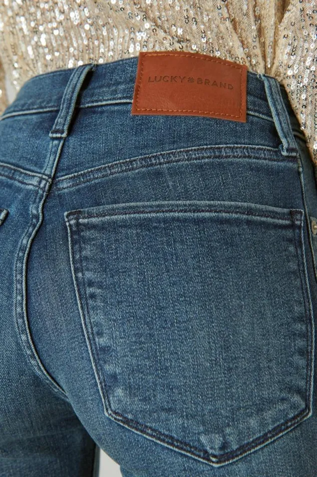 Women Lucky Brand Jeans High Rise Stevie Flare Gemini