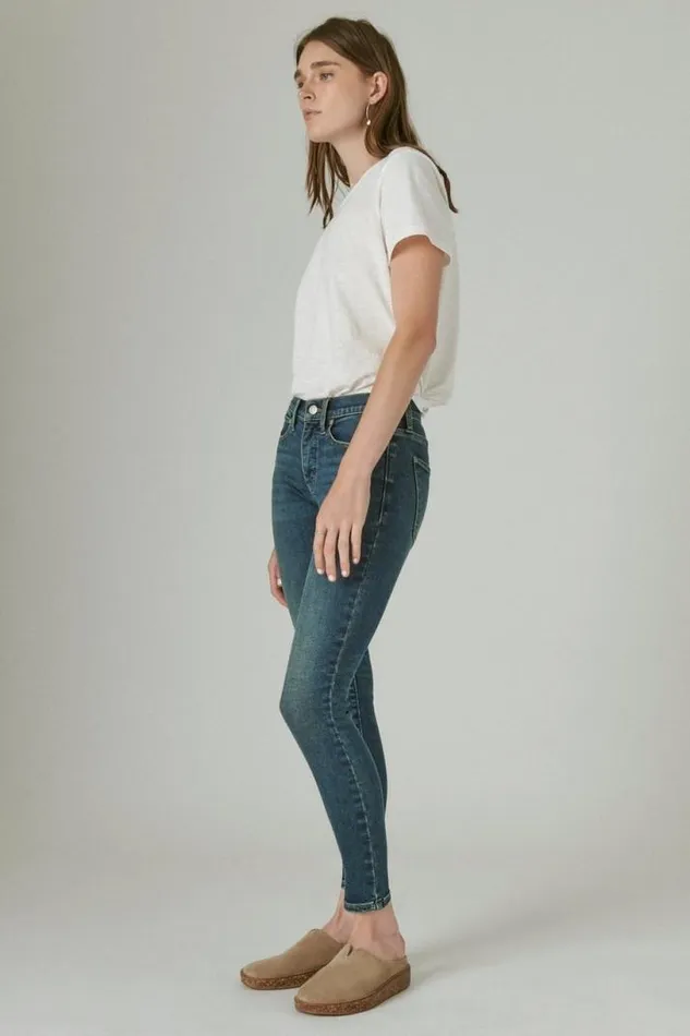 Women Lucky Brand Jeans Mid Rise Ava Skinny Lyell
