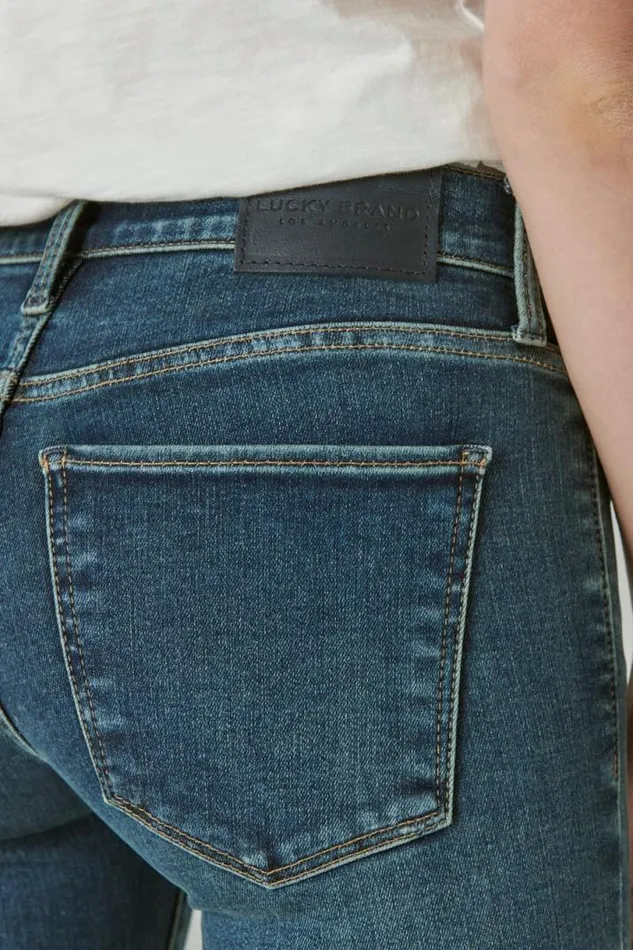 Women Lucky Brand Jeans Mid Rise Ava Skinny Lyell